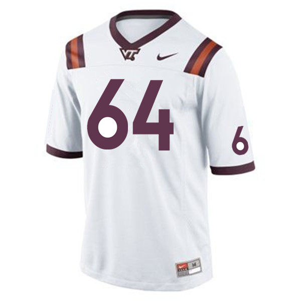 Men #64 Eric Gallo Virginia Tech Hokies College Football Jerseys Sale-Maroon